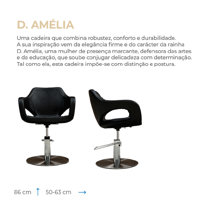 CADEIRA CABELEIREIRO D. AMELIA