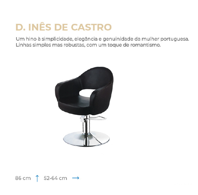 CADEIRA CABELEIREIRO D. INES CASTRO